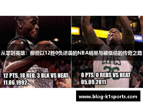 从零到英雄：那些以12胜0负逆袭的NBA明星与被低估的传奇之路