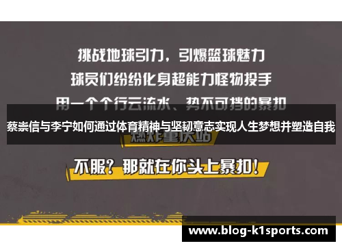 蔡崇信与李宁如何通过体育精神与坚韧意志实现人生梦想并塑造自我