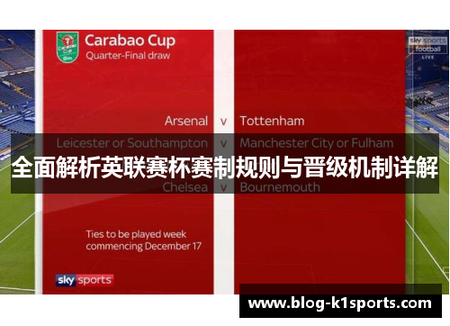 全面解析英联赛杯赛制规则与晋级机制详解
